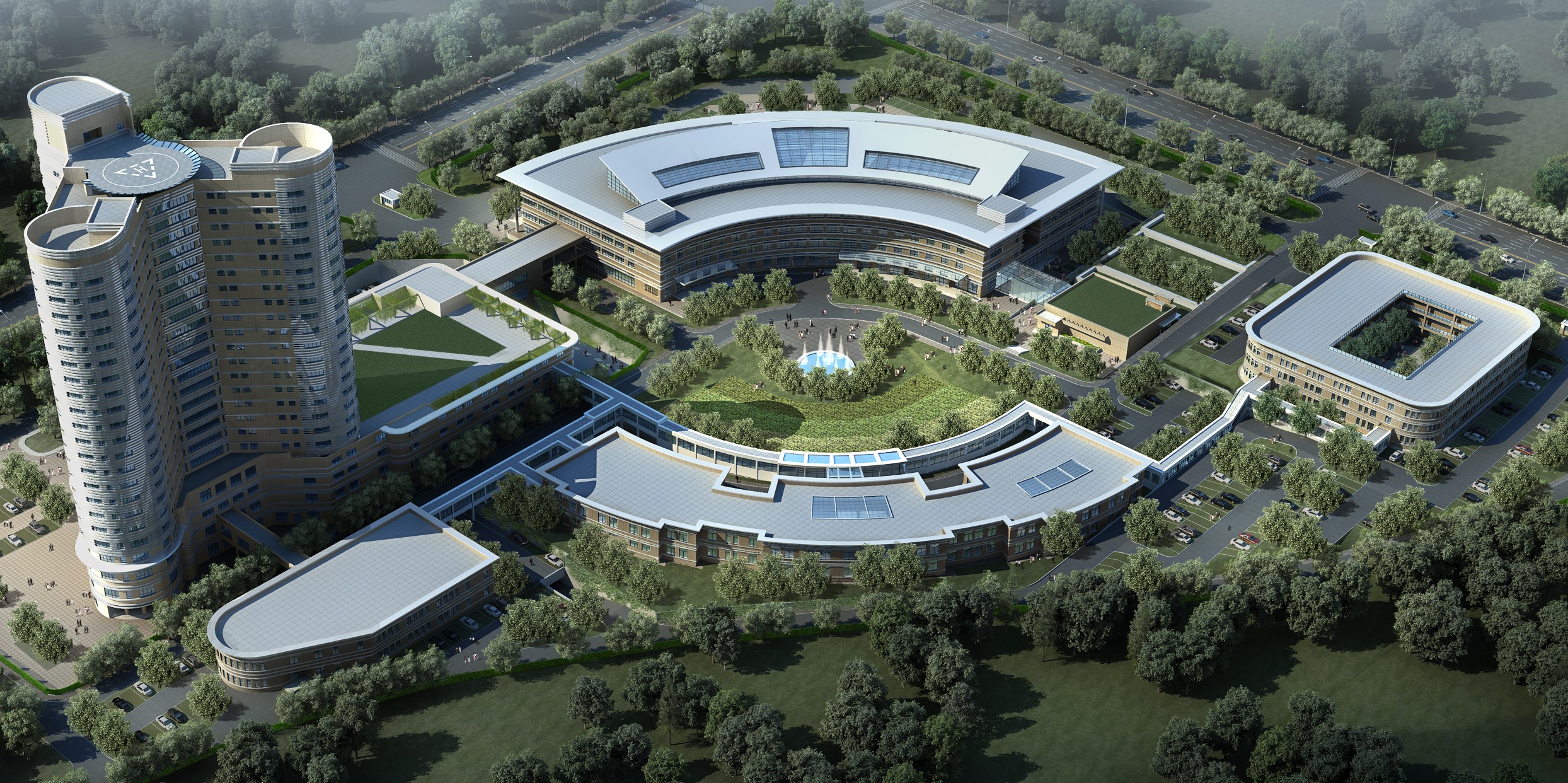 Hospital building 001 PSD4